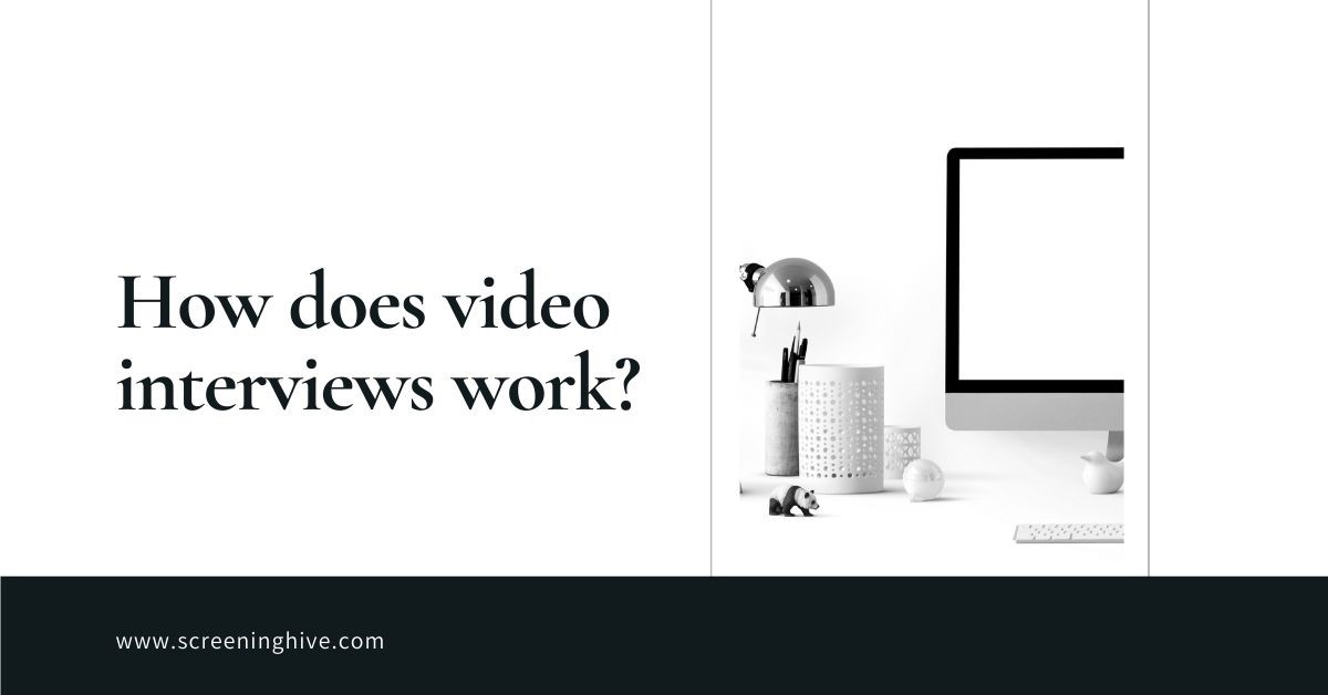 How does video interview works